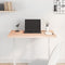 vidaXL Table Top 80x50x2 cm Untreated Solid Wood Oak Live Edge