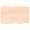 vidaXL Table Top 80x50x(2-4) cm Untreated Solid Wood Live Edge