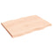 vidaXL Table Top 80x60x(2-4) cm Untreated Solid Wood Live Edge