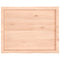 vidaXL Table Top 80x60x(2-4) cm Untreated Solid Wood Live Edge