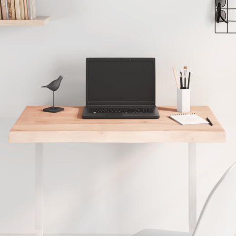 vidaXL Table Top 80x60x(2-4) cm Untreated Solid Wood Live Edge