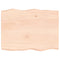 vidaXL Table Top 80x60x(2-6) cm Untreated Solid Wood Live Edge