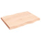 vidaXL Table Top 80x60x(2-6) cm Untreated Solid Wood Live Edge