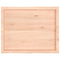 vidaXL Table Top 80x60x(2-6) cm Untreated Solid Wood Live Edge