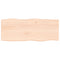 vidaXL Table Top 100x40x(2-4) cm Untreated Solid Wood Live Edge