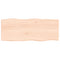vidaXL Table Top 100x40x(2-6) cm Untreated Solid Wood Live Edge