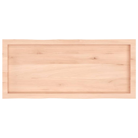 vidaXL Table Top 100x40x(2-6) cm Untreated Solid Wood Live Edge