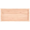 vidaXL Table Top 100x40x(2-6) cm Untreated Solid Wood Live Edge