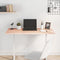vidaXL Table Top 100x50x2 cm Untreated Solid Wood Oak Live Edge