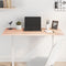 vidaXL Table Top 100x50x2 cm Untreated Solid Wood Oak Live Edge