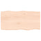 vidaXL Table Top 100x50x(2-6) cm Untreated Solid Wood Live Edge