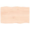 vidaXL Table Top 100x60x(2-6) cm Untreated Solid Wood Live Edge
