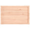vidaXL Table Top 100x60x(2-6) cm Untreated Solid Wood Live Edge