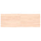 vidaXL Table Top 120x40x(2-4) cm Untreated Solid Wood Live Edge