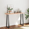 vidaXL Table Top 120x40x(2-4) cm Untreated Solid Wood Live Edge
