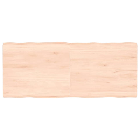 vidaXL Table Top 120x50x(2-6) cm Untreated Solid Wood Live Edge