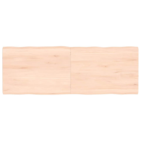 vidaXL Table Top 140x50x(2-4) cm Untreated Solid Wood Live Edge