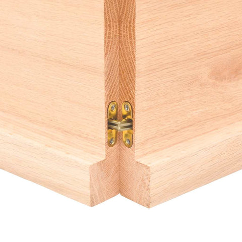 vidaXL Table Top 140x50x(2-4) cm Untreated Solid Wood Live Edge