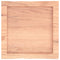 vidaXL Table Top Light Brown 40x40x(2-4) cm Treated Solid Wood Live Edge