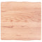 vidaXL Table Top Light Brown 40x40x(2-6) cm Treated Solid Wood Live Edge