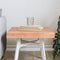 vidaXL Table Top Light Brown 40x40x(2-6) cm Treated Solid Wood Live Edge