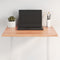 vidaXL Table Top Light Brown 60x40x2 cm Treated Solid Wood Oak Live Edge