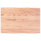vidaXL Table Top Light Brown 60x40x(2-6) cm Treated Solid Wood Live Edge