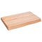 vidaXL Table Top Light Brown 60x40x(2-6) cm Treated Solid Wood Live Edge