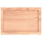 vidaXL Table Top Light Brown 60x40x(2-6) cm Treated Solid Wood Live Edge