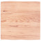 vidaXL Table Top Light Brown 60x60x(2-6) cm Treated Solid Wood Live Edge