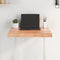 vidaXL Table Top Light Brown 60x60x(2-6) cm Treated Solid Wood Live Edge