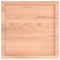 vidaXL Table Top Light Brown 60x60x(2-6) cm Treated Solid Wood Live Edge