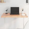 vidaXL Table Top Light Brown 80x50x(2-4) cm Treated Solid Wood Live Edge
