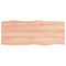 vidaXL Table Top Light Brown 100x40x(2-4)cm Treated Solid Wood Live Edge