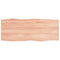 vidaXL Table Top Light Brown 100x40x(2-6)cm Treated Solid Wood Live Edge