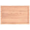 vidaXL Table Top Light Brown 100x60x(2-4)cm Treated Solid Wood Live Edge