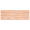 vidaXL Table Top Light Brown 120x40x(2-4)cm Treated Solid Wood Live Edge