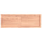 vidaXL Table Top Light Brown 120x40x(2-4)cm Treated Solid Wood Live Edge