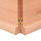 vidaXL Table Top Light Brown 120x40x(2-4)cm Treated Solid Wood Live Edge