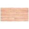 vidaXL Table Top Light Brown 120x60x(2-4)cm Treated Solid Wood Live Edge