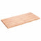 vidaXL Table Top Light Brown 120x60x(2-4)cm Treated Solid Wood Live Edge