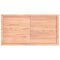 vidaXL Table Top Light Brown 120x60x(2-6)cm Treated Solid Wood Live Edge