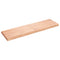 vidaXL Table Top Light Brown 140x40x(2-6)cm Treated Solid Wood Live Edge