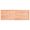 vidaXL Table Top Light Brown 140x50x(2-4)cm Treated Solid Wood Live Edge