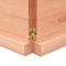 vidaXL Table Top Light Brown 140x50x(2-4)cm Treated Solid Wood Live Edge