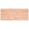 vidaXL Table Top Light Brown 140x60x(2-6)cm Treated Solid Wood Live Edge
