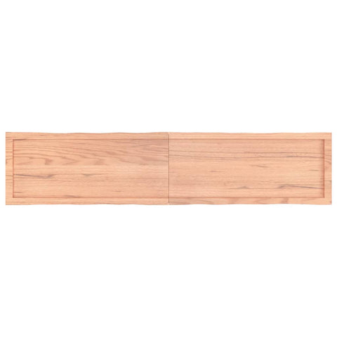 vidaXL Table Top Light Brown 180x40x(2-6)cm Treated Solid Wood Live Edge