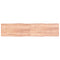 vidaXL Table Top Light Brown 220x50x(2-4)cm Treated Solid Wood Live Edge