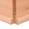 vidaXL Table Top Light Brown 220x50x(2-4)cm Treated Solid Wood Live Edge