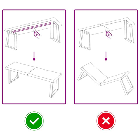 vidaXL Table Top Dark Brown 120x40x(2-4) cm Treated Solid Wood Live Edge